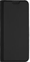 Dux Ducis Hoesje Met Pasjeshouder Geschikt voor Nokia G11 Plus - Dux Ducis Slim Softcase Bookcase - Zwart