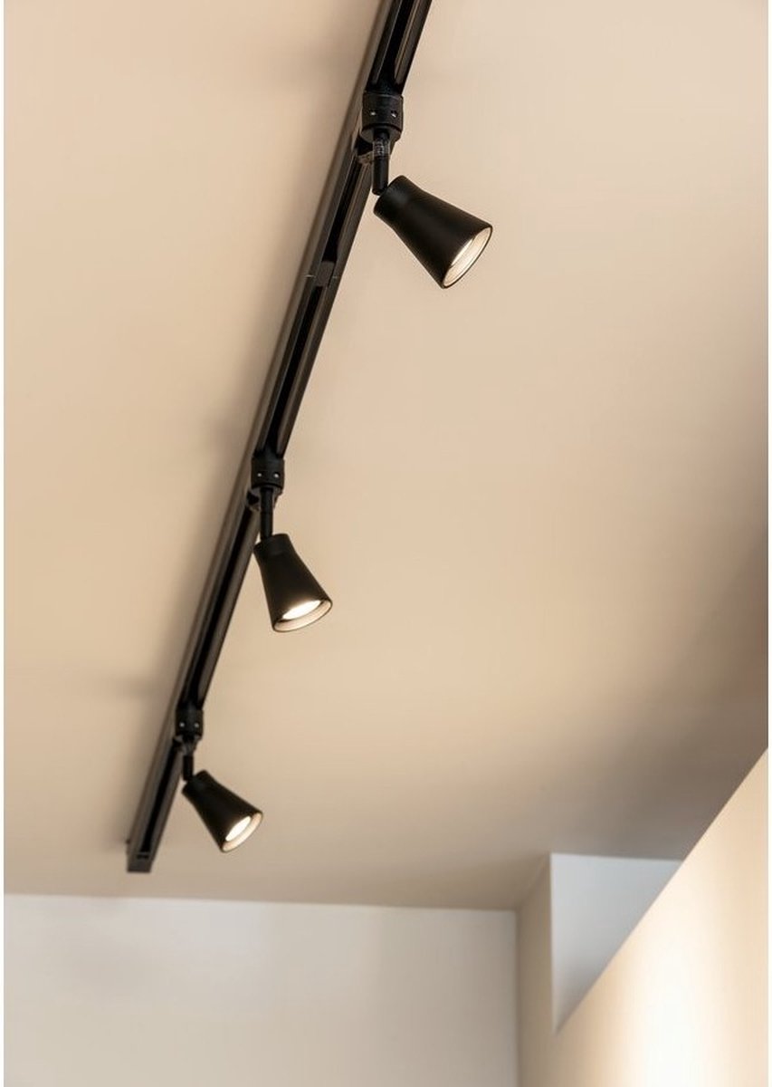 Spot LED en applique plafond réflecteur canon de fusil 7W - Noir - ®