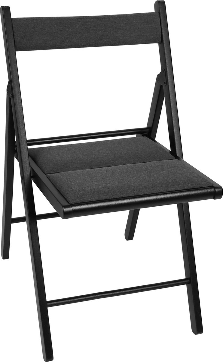 overschreden Jong omhelzing TERJE zwarte klapstoel, gecapitonneerde zitting IKEA / 1 stuk | bol.com