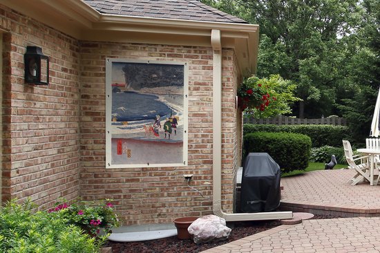 Affiche jardin - Toile jardin - Affiches jardin extérieur - dessin - Japon - Paysage - Posters de jardin cm - Jardin