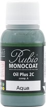 Rubio Monocoat Oil Plus 2C - Ecologische Houtolie in 1 Laag voor Binnenshuis - Aqua, 20 ml