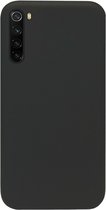 ADEL Siliconen Back Cover Softcase Hoesje Geschikt voor Xiaomi Redmi Note 8 (2021/ 2019) - Zwart