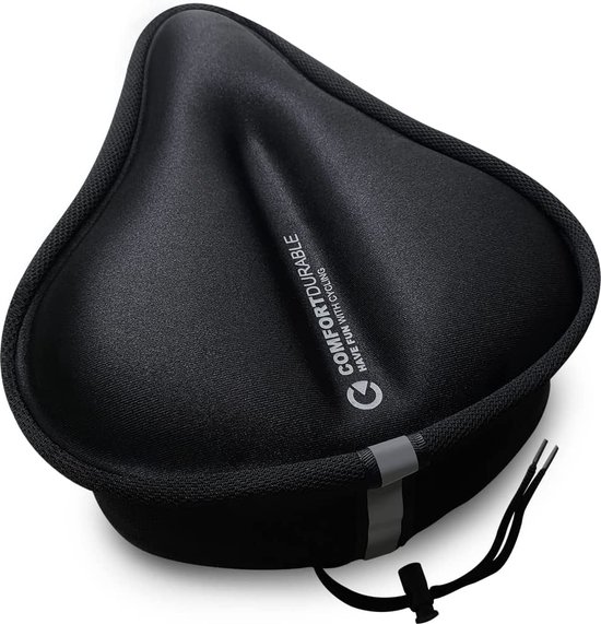 Premium Violet de vélo gel Housse de siège 26,7 x 17,8 cm de cyclisme de domaine – La plus confortable Selle de vélo Coussin Spin Class ou à