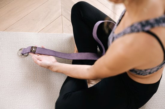 Yoga riem / strap extra lang lavendel - Lotus van Lotus — afbeelding 5