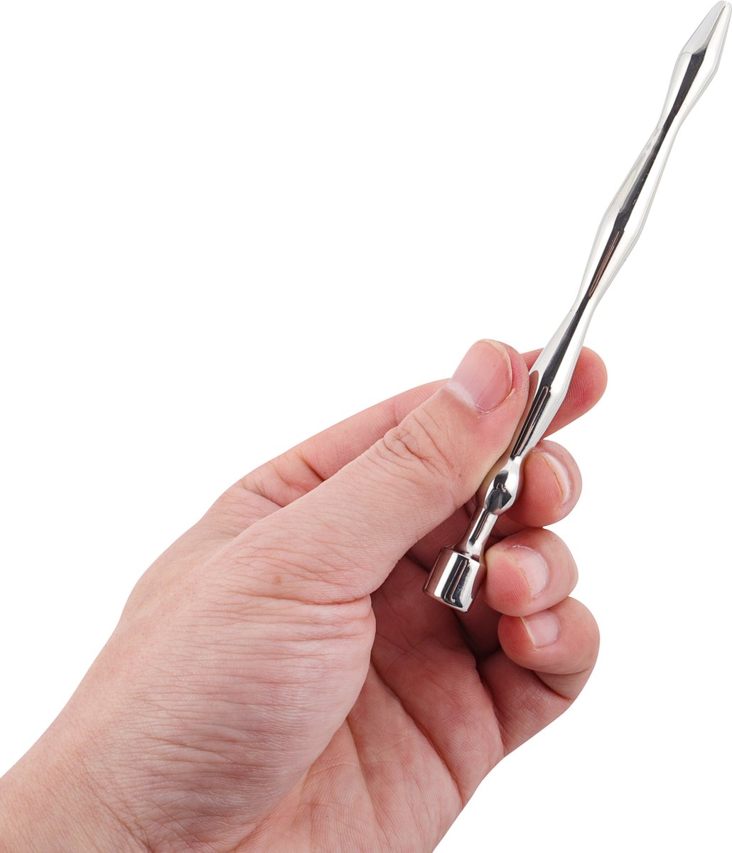 Banoch - Penisstick Flores - Metaal - Ribbels - max. ∅ 8 mm