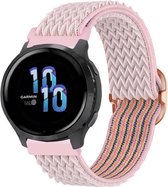 iMoshion Elastic nylon 22 mm - Convient pour Samsung Galaxy Watch 46mm / 3 (45mm) / Gear s3 - Polar Vantage M2 / Grit X - Garmin Vivoactive 4 / Venu 2 - Huawei Watch GT 3 (pro) / 2 - Amazfit GTR - Rose