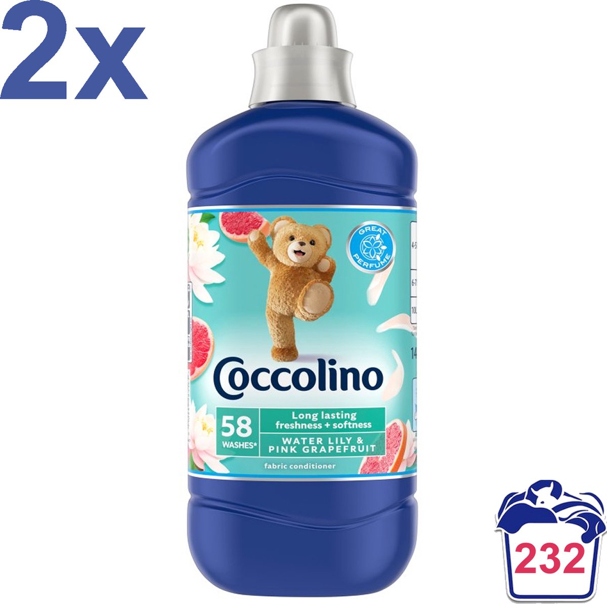 Coccolino Creations Water Lily & Pink Grapefruit - Wasverzachter - 2,9L - 116 Wasbeurten