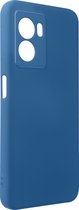 Hoes Geschikt voor Oppo A77, A57 Semi-rigide Soft-touch Fine blauw