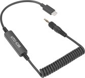 Saramonic UTC-C35, converter van mini jack 3.5mm naar USB-C voor Android of computer