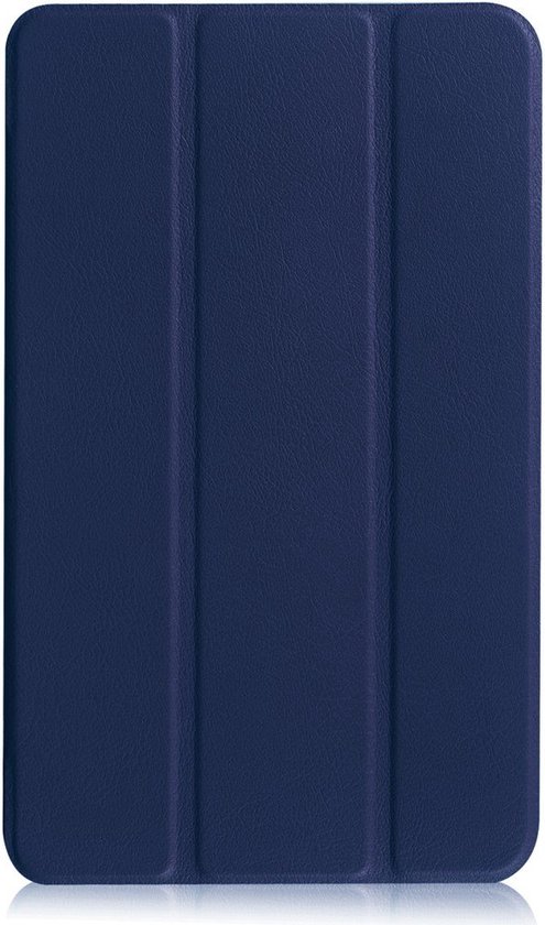 Shop4 - iPad Pro 12.9 (2021) Hoes - Smart Book Case met Pencilhouder Donker Blauw