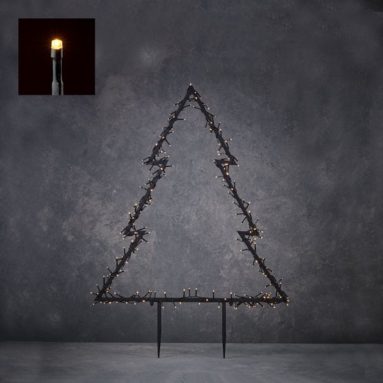 Kerstverlichting Boom Tuinsteker 175 Led Warm Wit L53xb1xh75cm