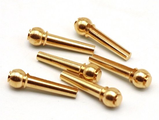 Prachtige Muziekinstrumenten Vormbroche Gouden Trompetspeld Zilveren
