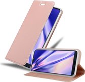 Cadorabo Hoesje voor Huawei P20 PRO / P20 PLUS in CLASSY ROSE GOUD - Beschermhoes met magnetische sluiting, standfunctie en kaartvakje Book Case Cover Etui