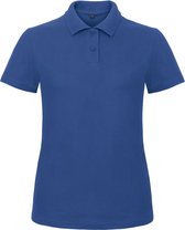 Dames Polo ID.001 Kobaltblauw merk B&C maat XXL