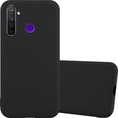 Cadorabo Hoesje geschikt voor Realme 5 / 5i / 6i / C3 in CANDY ZWART - Beschermhoes gemaakt van flexibel TPU silicone Case Cover