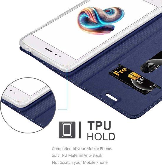 Vue détaillée d'un étui de téléphone bleu foncé avec support en TPU, doux et anti-rupture.