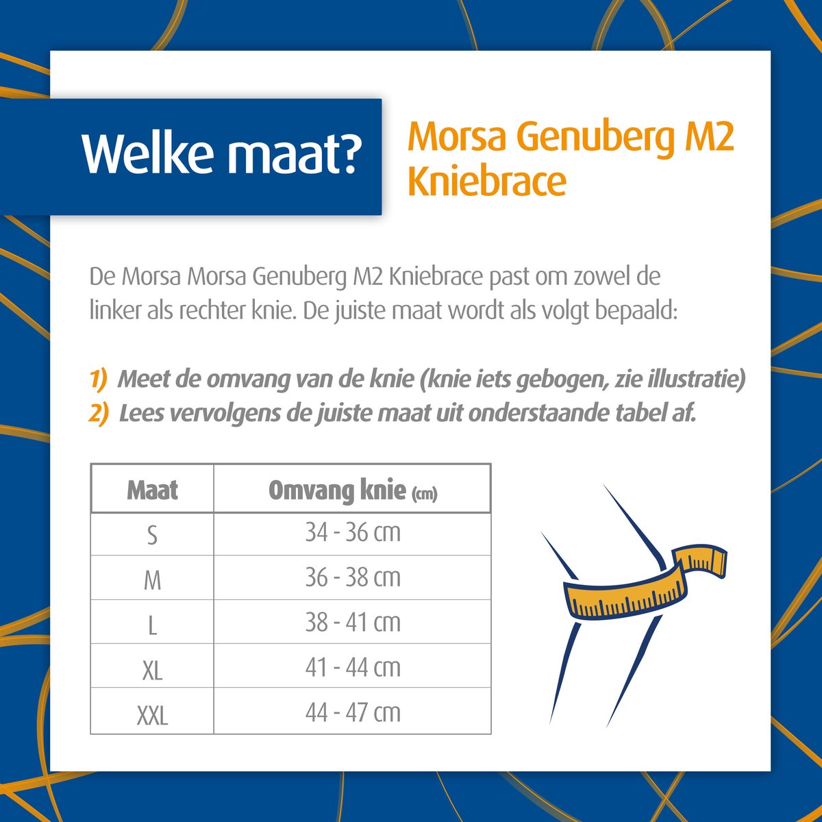 Morsa Genuberg M2 kniebrace