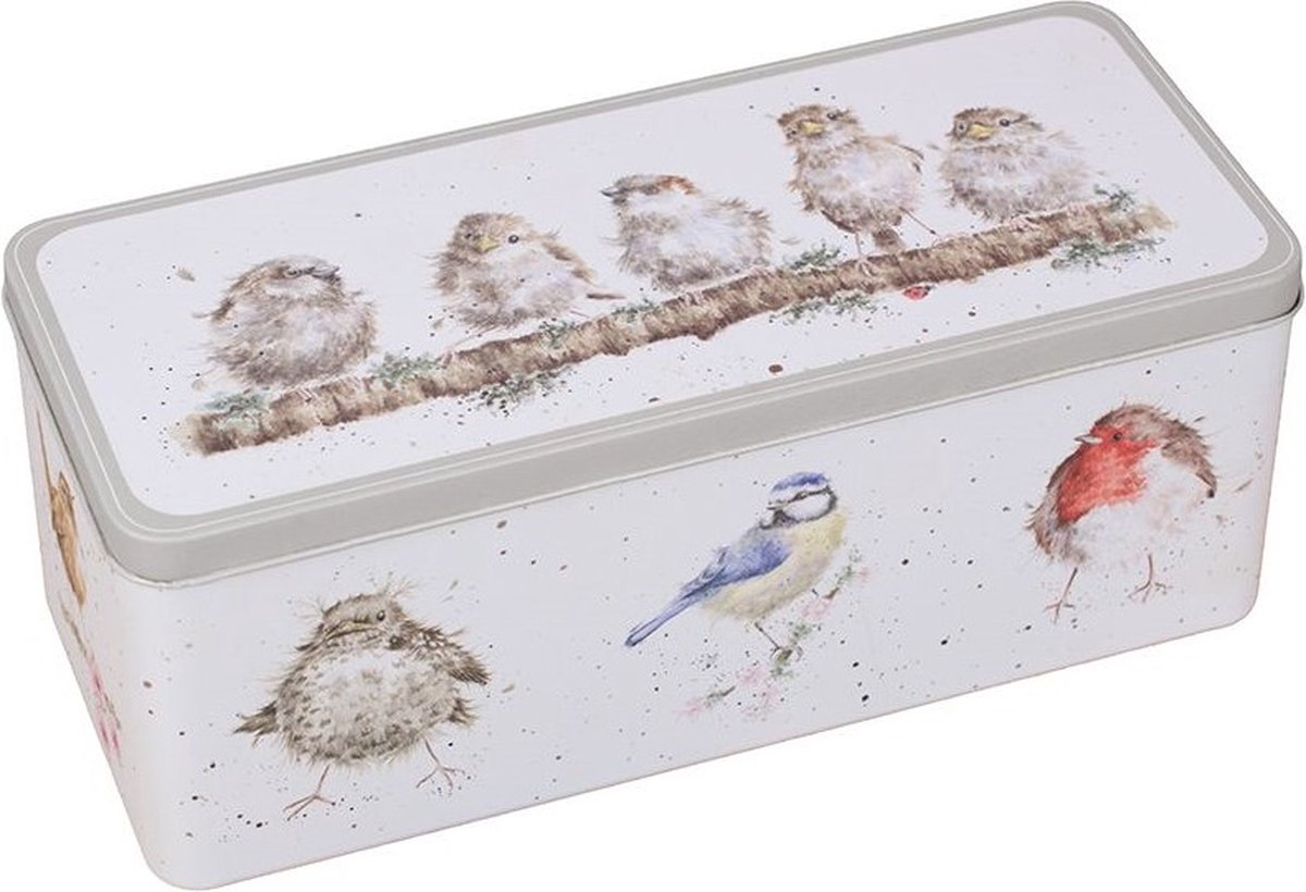 Wrendale Cracker Tin - Bird - Voorraadblik Wrendale Designs - Koekjestrommel