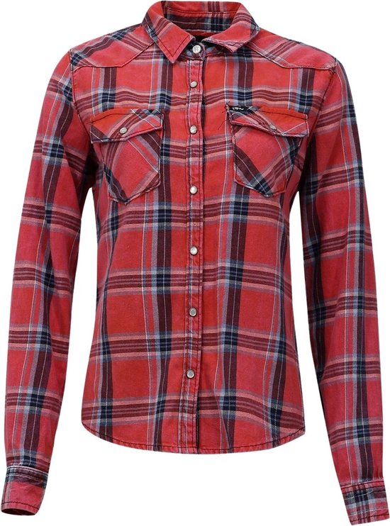 LTB Lofito T-Shirt Donna In Cotone 100% - Scollo A U, Manica Corta, Colore Unico