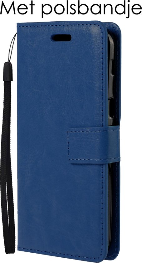 Samsung Galaxy A5 2017 Case Book Case Cover Flip Cover Bookcase - Blauw Foncé