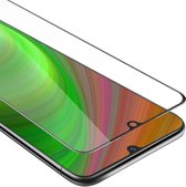 Cadorabo Screenprotector geschikt voor Vivo X21s Volledig scherm pantserfolie Beschermfolie in TRANSPARANT met ZWART - Gehard (Tempered) display beschermglas in 9H hardheid met 3D Touch