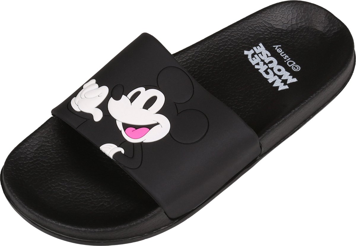 Mickey en Minnie Mouse Disney - Rubberen damesslippers, zwart / 38
