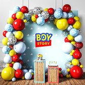 Loha- party®Toy Story Thema Arch Balloons Set- Décoration d'anniversaire pour Kinder - Ballons de couleur pour garçon d'anniversaire pour enfants