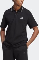 adidas Sportswear Essentials Piqué Small Logo Poloshirt - Heren - Zwart- 2XL