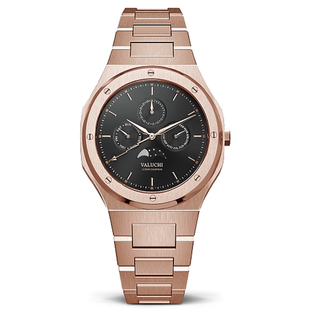 Valuchi Lunar Calendar Metal Rose Gold