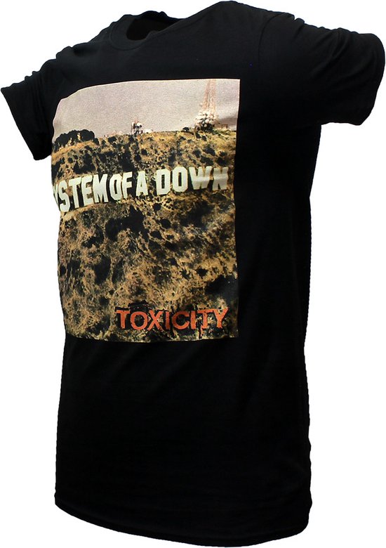 System Of A Down Toxicity Band T-Shirt Zwart - Merchandise Officielle