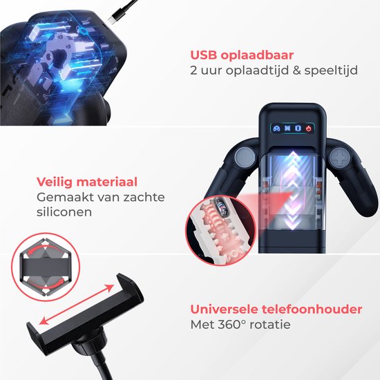 Nuvance Masturbator voor man - Warmte Functie - Pocket Pussy - Sex Toys voor Mannen - Masturbators - Seksspeeltjes