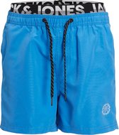 Jack & Jones Plus Size Zwemshorts Heren JPSTFIJI Dubbele Waistband Blauw - Maat 46 - Zwembroek
