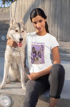 Shirt - Hug dealer - Wurban Wear | Grappig shirt | Hond | Unisex tshirt | Knuffels | Knuffelbeer | Wit