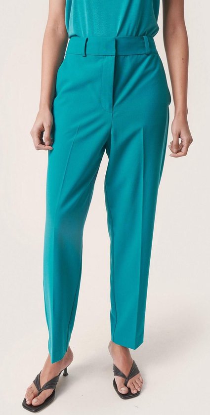 SOAKED IN LUXURY SLAlisha Pants - Deep Lake Green