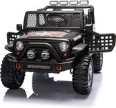 Merax Elektrische Kinderauto 4x4 - Krachtige Accu - Op Afstand Bestuurbaar - Veilig Voor Kinderen - Zwart