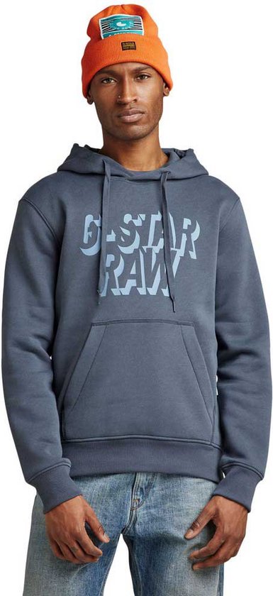 G-STAR Retro Shadow Capuchon Heren - Fantem Blue - XL