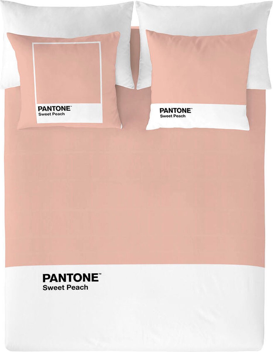 Noorse hoes Pantone Sweet Peach (Bed van 150) (240 x 220 cm)