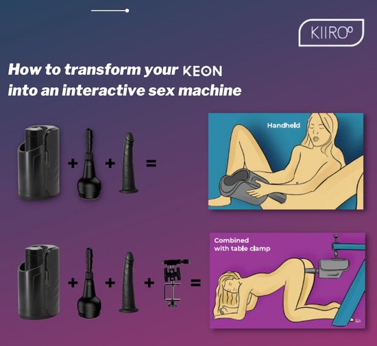 Kiiroo - Dildo Met Vacuum Vergrendelingssysteem Voor Keon Masturbator