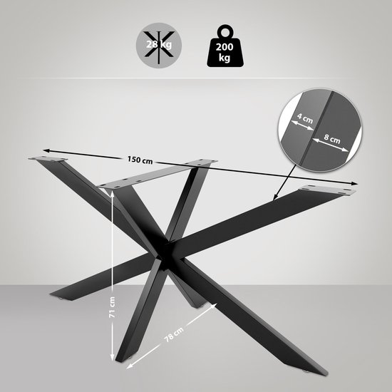 Vierkante eettafel kopen? Zelf samenstellen