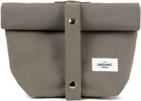 The Organic Company Lunch Zak - Multifunctionele Zak - Met sluiting - 30x39x12 cm - Kleur Klei