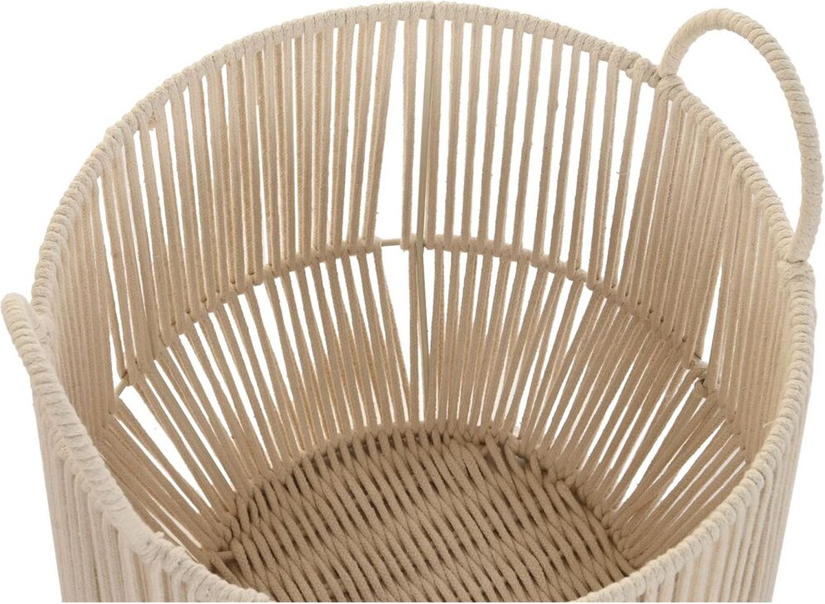 Filets De Courses En Coton - Lot De 2, 35x36 Cm, Réutilisables Et Lavables - Pour Marché, Plage, Jouets