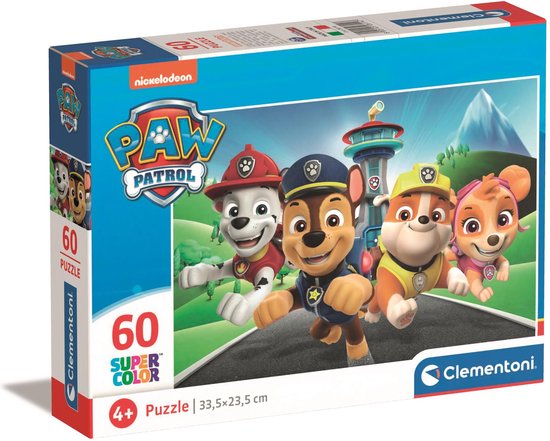 Clementoni - Puzzle 60 pièces Paw Patrol, Puzzles pour enfants, 5