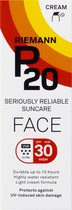 P20 Face SPF 30 - Zonnebrand voor gezicht - Factor 30 - 50 gram
