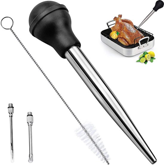 Houten Barbecue-bakborstel Oliesaus Boter Keukengereedschap voor BBQ-koken (borstel met plat handvat Houten Barbecue-bakborstel Oliesaus Boter Keukengereedschap voor BBQ-koken (borstel met plat handvat