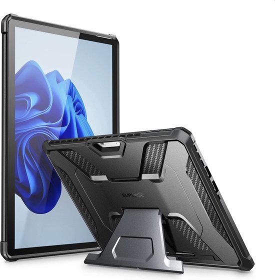 Tablet hoes geschikt voor de Microsoft Surface Pro X - Donker