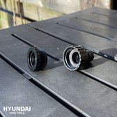 Hyundai koppelingset 4-delig - Waterstop systeem - Roestvrijstaal - Complete set
