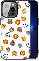 Back Case geschikt voor iPhone 13 Pro Dieren Emojis