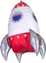 Amscan folieballon supershape raket ca 73cm hoog
