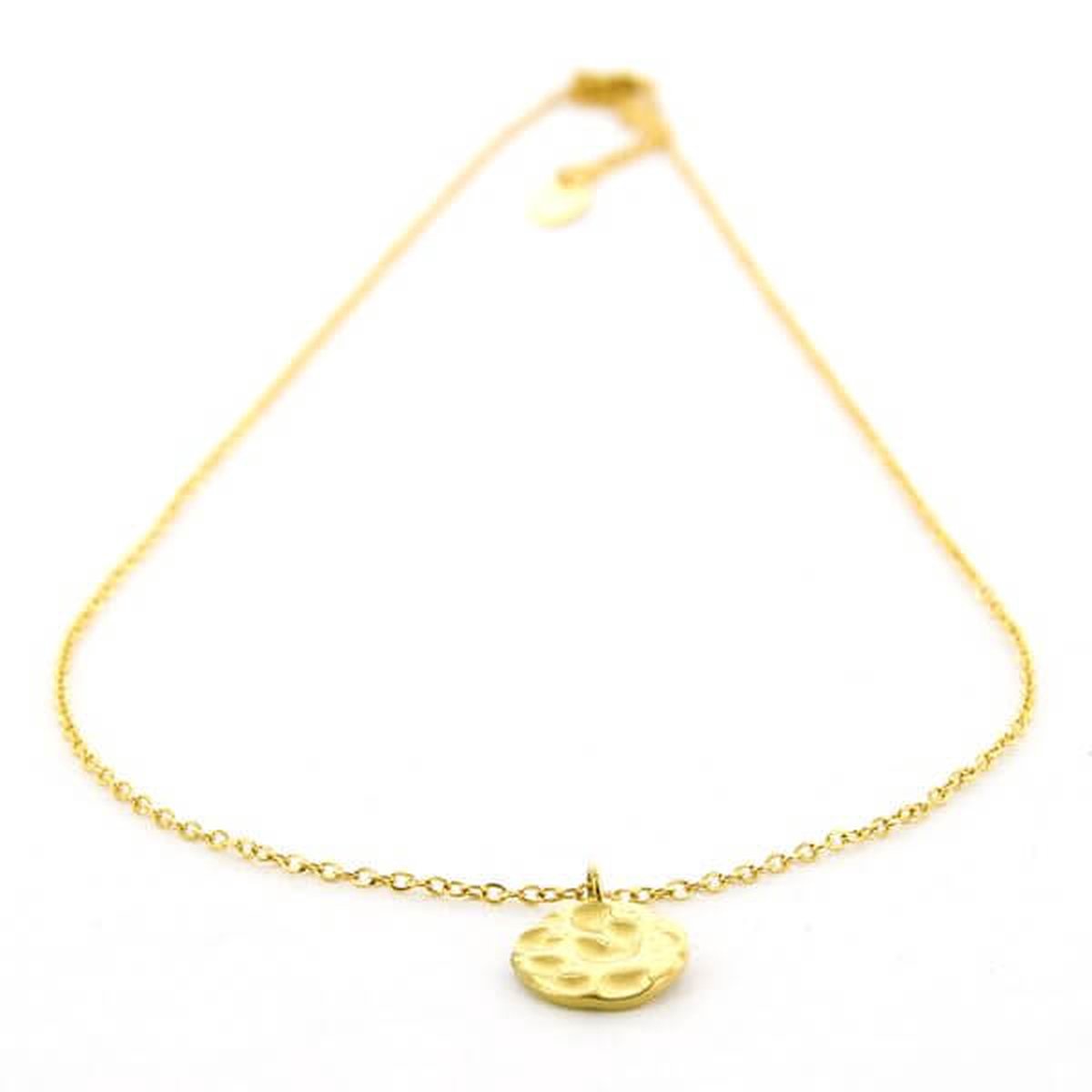 Kalli Ketting Pattern Disc Goud