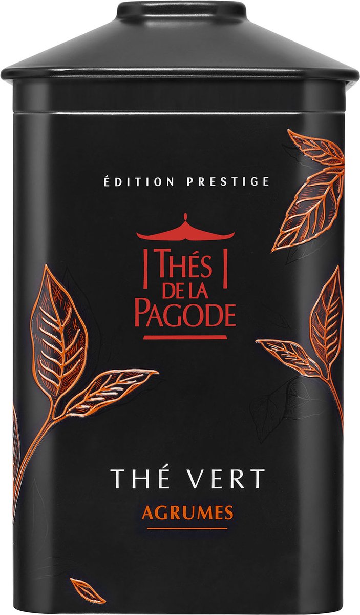 Prestige Thés de la Pagode - Groene thee met citrusvrucht - Losse Thee - Biologische thee (100 gram)